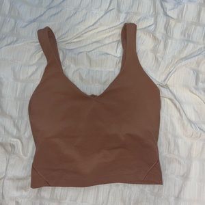 Brown Lululemon Align Tank
